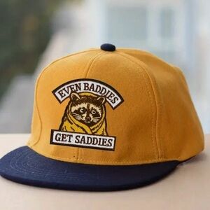 Even Baddies Get Saddies Raccoon Embroidered Patch